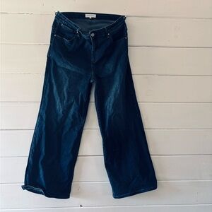 Risen stretch 1xl wide leg jeans -trouser